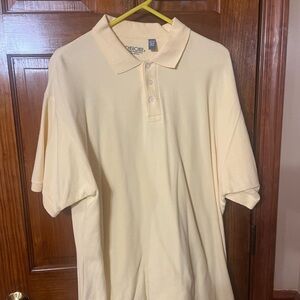 Cherokee Cream Polo with Textured Fabric